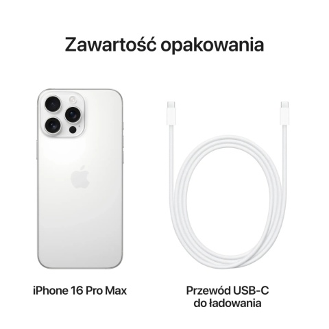 Apple iPhone 16 Pro 128GB 6,3" 48Mpix Tytan bialy Apple iPhone 16 Pro 128GB 6,3" 48Mpix Tytan bialy