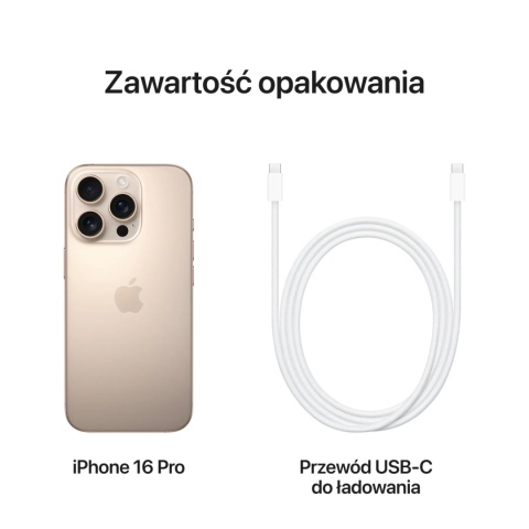 Apple iPhone 16 Pro 256GB 6,3" 48Mpix Tytan pustynny Apple iPhone 16 Pro 256GB 6,3" 48Mpix Tytan pustynny